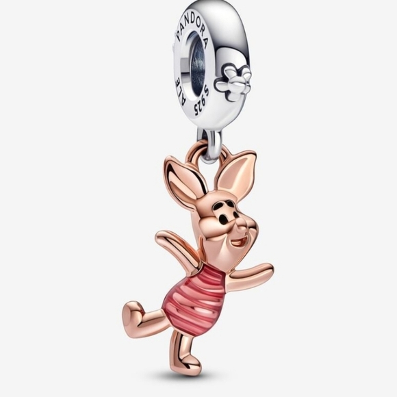 Pandora Disney Winnie the Pooh Piglet Dangle Charm - Picture 2 of 7